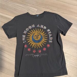 MOTHER  Tee - Sun, Moon, and Stars Design in Gray